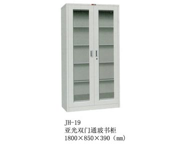 JH-19亚光双门通玻书柜